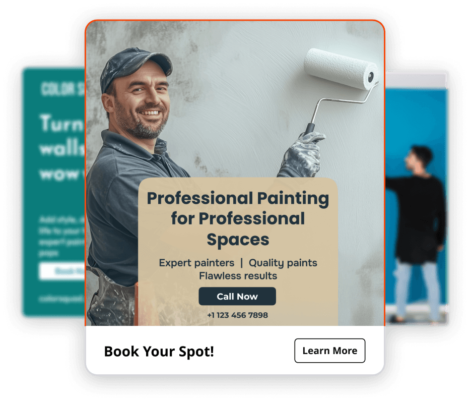 Take ads live instantly.